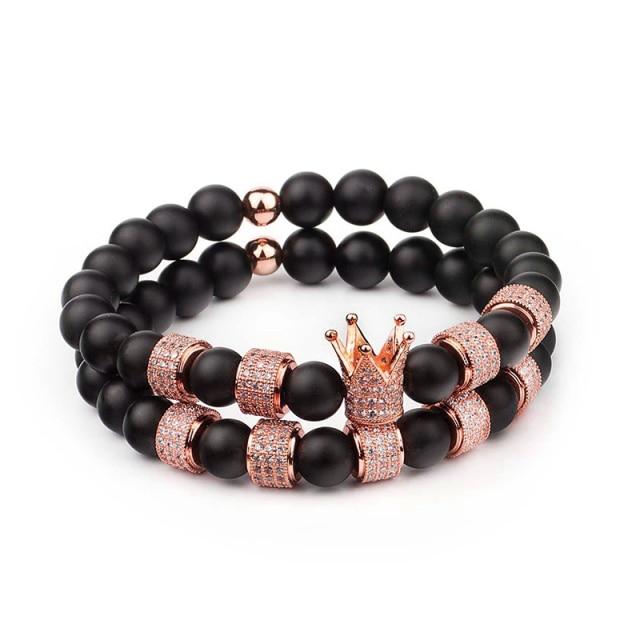 Buy The Bro Code Black Multi Beads & Skulls Bracelet Online At Best Price @  Tata CLiQ